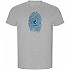 [해외]KRUSKIS Surfer Fingerprint ECO 반팔 티셔츠 14139685301 Heather Grey
