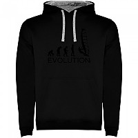 [해외]KRUSKIS Evolution 윈드surf Two-Colour 후드티 14139695508 Black / Grey