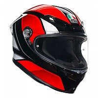 [해외]AGV 풀페이스 헬멧 K6 S E2206 MPLK 9139460246 Hyphen Black / Red / White