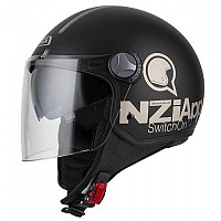[해외]NZI 모자ital 2 Duo 오픈 페이스 헬멧 9139684428 Matt Switch Black / Brown