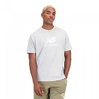 [해외]뉴발란스 Essentials Stacked 로고 Cotton 반팔 티셔츠 139471715 Athletic Grey