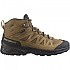 [해외]살로몬 하이킹 신발 X-Ward Leather 미드 고어텍스 4139448856 Kangaroo / Black / Dull Gold