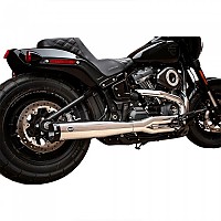 [해외]S&S CYCLE SuperStreet 50 State Harley Davidson FLDE 1750 ABS 소프트ail Deluxe 107 18-20 Ref:550-0791B 전체 라인 시스템 9139389600 Chrome / Black