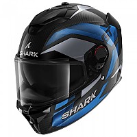 [해외]샤크 풀페이스 헬멧 스파르탄 GT 프로 Ritmo Carbon 9139648499 Carbon / Blue / Chrome