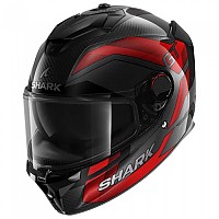[해외]샤크 풀페이스 헬멧 스파르탄 GT 프로 Ritmo Carbon 9139648500 Carbon / Red / Chrome