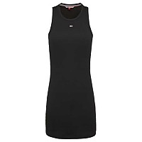 [해외]타미 진 민소매 드레스 Essential Rib 139612623 Black