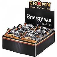 [해외]CROWN SPORT NUTRITION 더블 에너지 바 상자 Chocolate 60g 12 단위 4139775820 Black / Brown
