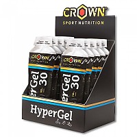 [해외]CROWN SPORT NUTRITION 뉴트럴 에너지 젤 박스 Hyper 30 Hydro 75g 10 단위 4139775835 Black / White