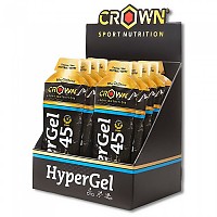 [해외]CROWN SPORT NUTRITION 뉴트럴 에너지 젤 박스 Hyper 45 75g 10 단위 6139775842 Black / Gold