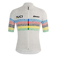 [해외]산티니 반팔 저지 UCI 100 Champion 1138193012 White
