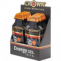 [해외]CROWN SPORT NUTRITION 오렌지 에너지 젤 상자 40g 12 단위 7139775854 Black / Orange