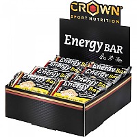 [해외]CROWN SPORT NUTRITION 바나나 화이트 에너지 바 상자 Chocolate 60g 12 단위 14139775807 Black / Yellow