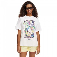 [해외]SCOTCH & SODA Digital Flowers Loose Fit 반팔 티셔츠 139609673 White