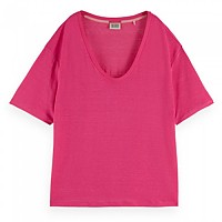 [해외]SCOTCH & SODA 소프트 반팔 V넥 티셔츠 139609713 Pink Punch
