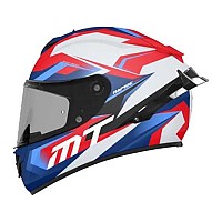 [해외]MT 헬멧s 풀페이스 헬멧 Rapide 프로 Fugaz I5 9139825782 Red / White / Blue