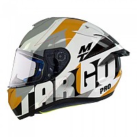 [해외]MT 헬멧s Targo 프로 Biger A3 풀페이스 헬멧 9139825783 White / Black / Yellow / Grey