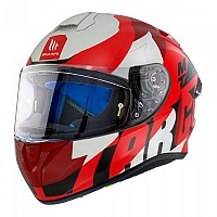 [해외]MT 헬멧s Targo 프로 Biger C5 풀페이스 헬멧 9139825786 Matt Red / White