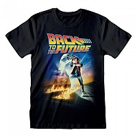[해외]HEROES Official Back To The Future Poster 반팔 티셔츠 139788572 Black