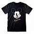 [해외]HEROES Official Disney Mickey Mouse And Friends Mickey Face 반팔 티셔츠 139788622 Black