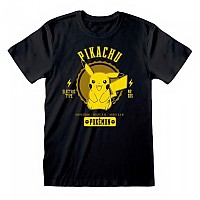 [해외]HEROES Official Pokemon Collegiate Pikachu 반팔 티셔츠 139788869 Black