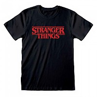 [해외]HEROES Official Stranger Things 로고 Black 반팔 티셔츠 139788980 Black