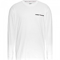 [해외]타미 진 Classic 라인ar Chest 긴팔 티셔츠 139774686 White