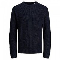 [해외]잭앤존스 Jorbrink Knit Crew 넥 긴팔 티셔츠 139813770 Blue