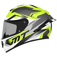 [해외]MT 헬멧s Rapide 프로 Fugaz D3 풀페이스 헬멧 9139305540 Gloss Pearl Fluo Yellow