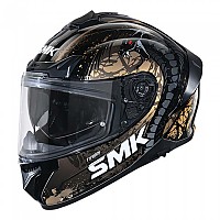 [해외]SMK Typhoon Reptile 풀페이스 헬멧 9139696817 Glossy Black