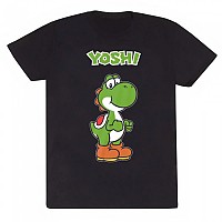 [해외]HEROES Nintendo Super Mario Yoshi Name Tag 반팔 티셔츠 139858044 Black