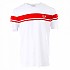 [해외]세르지오 타키니 Youngline 프로 반팔 티셔츠 12138929958 White / Red