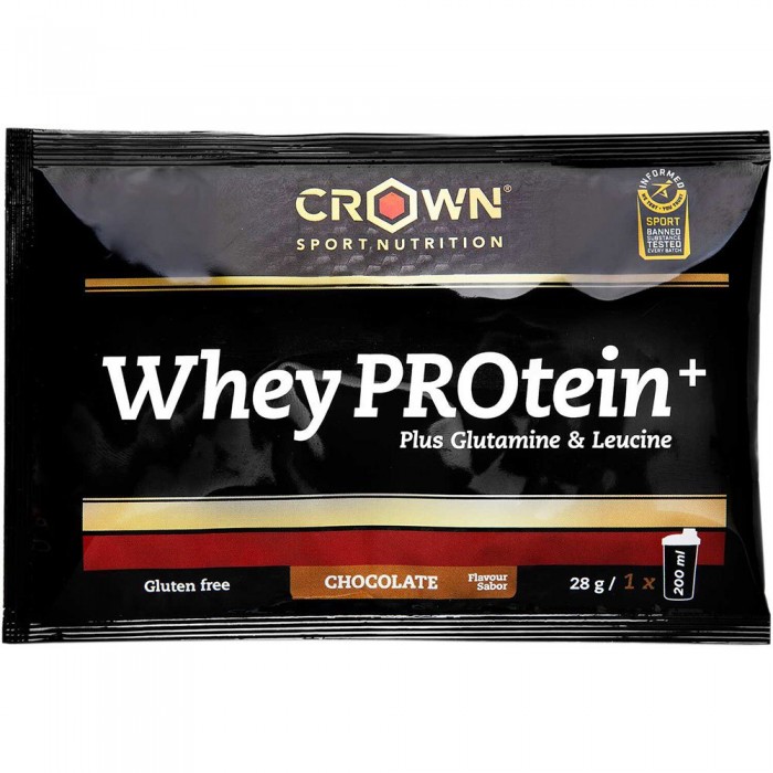 [해외]CROWN SPORT NUTRITION 단일 용량 향낭 Whey PROtein+ Chocolate 28g 6139775878 Black