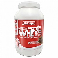 [해외]NUTRISPORT 유닛 초콜릿 유청 단백질 쉐이크 Mega 프로tein Whey +5 1.8kg 1 7138350136
