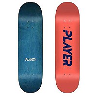 [해외]PLAYER 스케이트보드 데크 로고 8.0´´ 14139737243 Light Blue / Red
