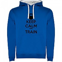 [해외]KRUSKIS Keep Calm And Train Two-Colour 후드티 7139995830 Royal Blue / White