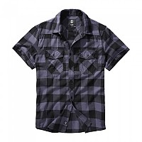[해외]BRANDIT 반팔 셔츠 Check 14138389731 Black / Grey
