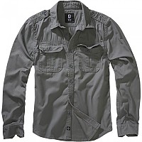 [해외]BRANDIT 긴 소매 셔츠 Vintage 14139420920 Charcoal Grey