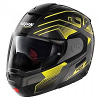 [해외]놀란 모듈러 헬멧 N90-3 06 Comeback N-COM 9139962031 Metal Black / Yellow