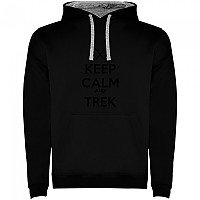 [해외]KRUSKIS Keep Calm And Trek Two-Colour 후드티 4139995831 Black / Grey