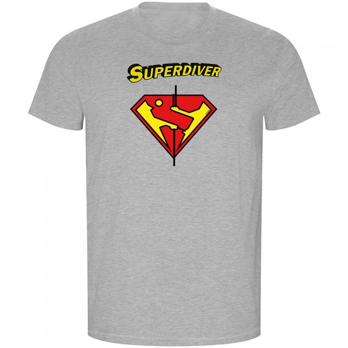 [해외]KRUSKIS Super Diver ECO 반팔 티셔츠 10139995998 Heather Grey