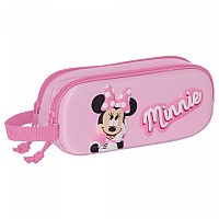 [해외]SAFTA 필통 Minnie Mouse 3D Double 14139812505 Multicolor