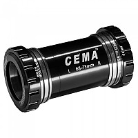 [해외]CEMA BB30 Interlock FSA 386용 스테인리스 스틸 바텀 브라켓 컵 1139989028 Black