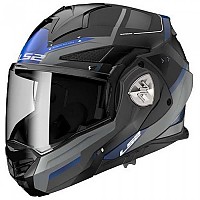 [해외]LS2 FF901 Advant X Spectrum 모듈형 헬멧 9139019196 Black / Blue / Titanium