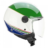 [해외]CGM 167I Flo Italia 롱 오픈 페이스 헬멧 9140018760 White / Green / Red
