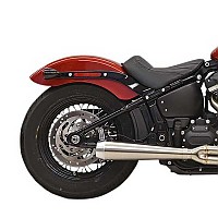 [해외]BASSANI XHAUST 로드 Rage III 2-1 Harley Davidson Ref:1S72SS 풀 라인 시스템 (스테인리스 스틸) 9140049283 Silver