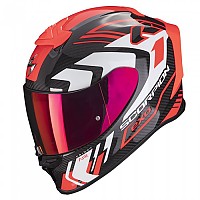 [해외]SCORPION EXO-R1 Evo Carbon 에어 Supra 풀페이스 헬멧 9139815503 Black / Red