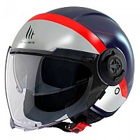 [해외]MT 헬멧s 오픈 페이스 헬멧 Viale SV S 68 Unit 9139979880 Matt Blue