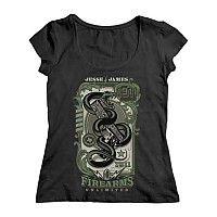 [해외]JESSE JAMES WORKWEAR Skelly Snake 반팔 티셔츠 9139953274 Black