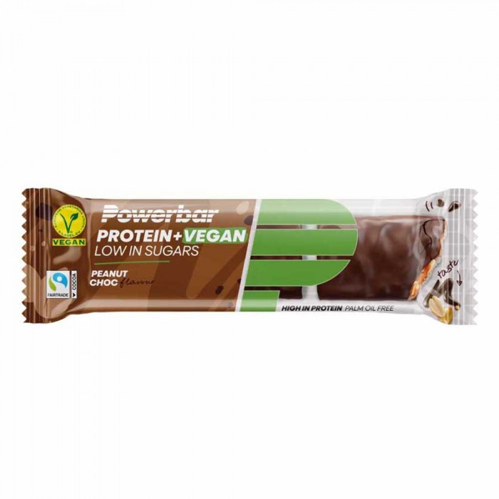 [해외]파워바 땅콩과 초콜릿 프로teinPlus + Vegan 42g 단백질 술집 14140078978 Brown