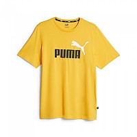 [해외]푸마 Ess+ 2 Col 로고 반팔 티셔츠 139910466 Yellow Sizzle